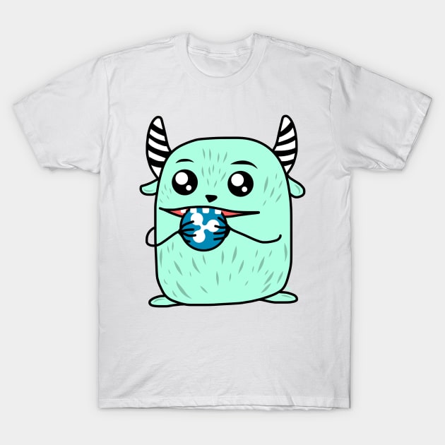 Ripple Monster T-Shirt by faiiryliite